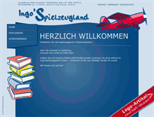 Tablet Screenshot of ingos-spielzeugland.de